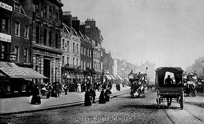 Upper Street, Islington, c.1906 by English Photographer